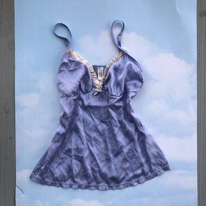 Periwinkle silk camisole